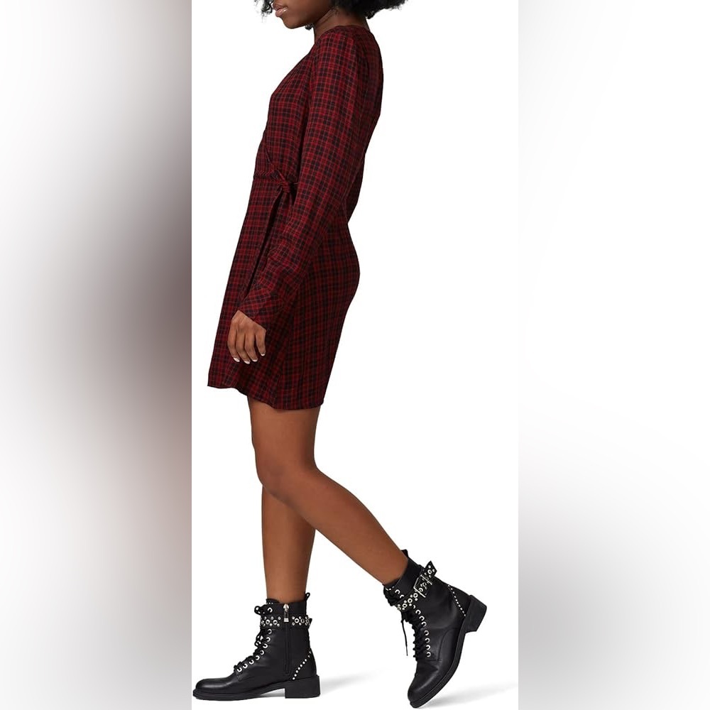 Sanctuary Checkered Long Sleeve Dress - Picture 3 of 12